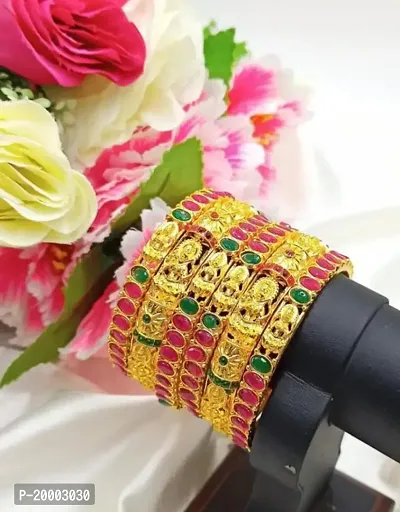 INDAWAT CREATION Traditional South Indian Exclusive Bangles Women And Girls-thumb2