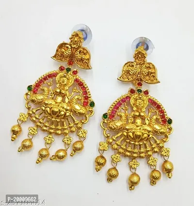INDAWAT CREATION Traditional Laxmi Earring For Women And Girls