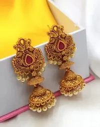 INDAWAT CREATION Traditional ndian  Earring Sets For Women  Girls-thumb1