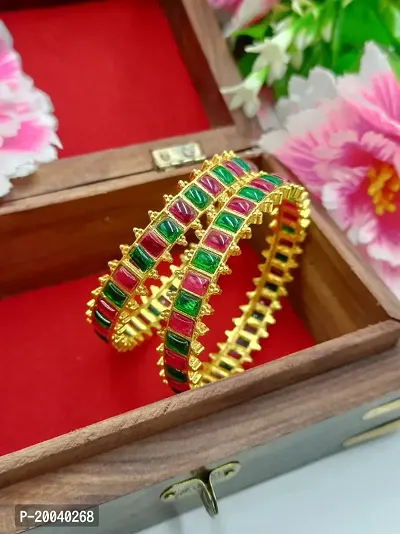INDAWAT CREATION  Traditional South Indian  Bangles Sets For Women And Girls