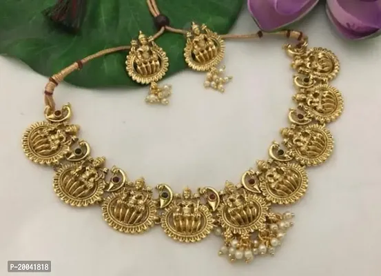 INDAWAT CREATION Copper Gold  Jewellery Sets For Women  Girls