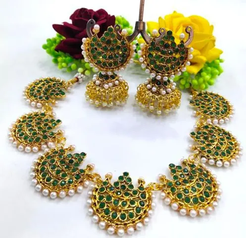 INDAWAT CREATION Traditional Fashion Jewellery Set For Women And Girls