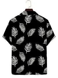 FashionWala Digital Printed Half Sleeve Casual Shirt for Men (XL, Black)-thumb1