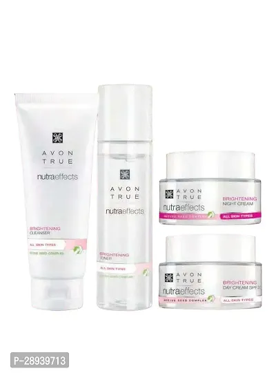 Avon Nutraeffects Brightening Regimen For Fairer Radiant Skin ( Set Of 4 )