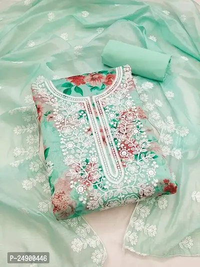 Classic Chanderi Silk Dress Material with Dupatta