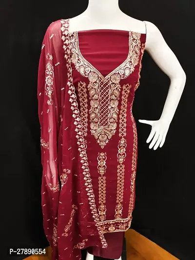 Classic Dress Material with Dupatta for Women-thumb4