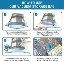 G.FIDEL Clothes Storage Bag, Vacuum Bags for Clothes, Cloth Storage Bag, Storage Bags for Clothes, Vacuum Bags for Clothes with Pump, Packing Bags for Clothes, Vacuum Storage Bags, Cloth Bags-thumb4