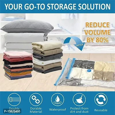 G.FIDEL Clothes Storage Bag, Vacuum Bags for Clothes, Cloth Storage Bag, Storage Bags for Clothes, Vacuum Bags for Clothes with Pump, Packing Bags for Clothes, Vacuum Storage Bags, Cloth Bags-thumb2