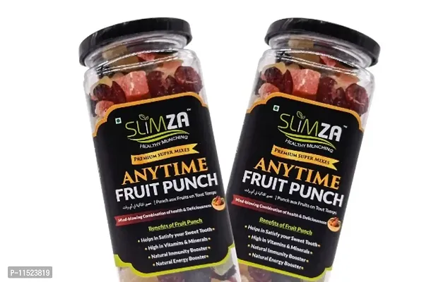 Slimza Premium Anytime Fruit Punch | 2 x 210g (420g) | Cranberry, Blackberry, Mango, Papaya, Strawberry, Kiwi-thumb0