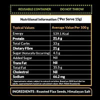 Slimza Healthy Premium Roasted Flax Seed (400gm) | High Protein, Fiber | Weight Loss | No Preservative | 2x200gm-thumb4
