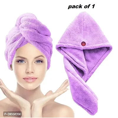 Microfiber Hair Drying Towel pack of 1-thumb0