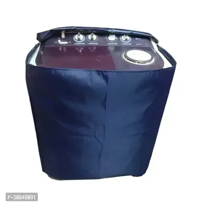 Stylish PVC Solid Washing Machine Cover-thumb0