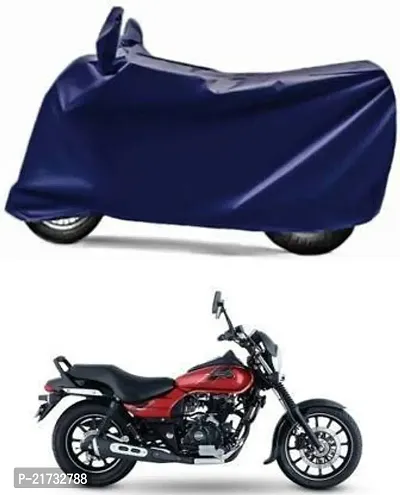 TVS Apache Body Cover 100% Waterproof Uv Protection Two Wheeler Cover (Blue)-thumb0