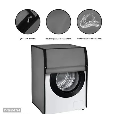 Stylish Polyester Solid Washing Machine Cover-thumb0