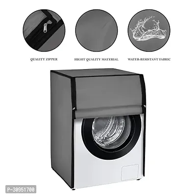 Stylish Polyester Solid Washing Machine Cover-thumb0