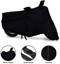 Honda Trigger Body Cover 100% Waterproof Uv Protection Two Wheeler Cover (Black)-thumb4