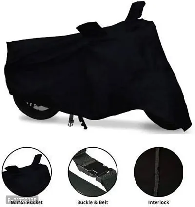 Honda Trigger Body Cover 100% Waterproof Uv Protection Two Wheeler Cover (Black)-thumb5