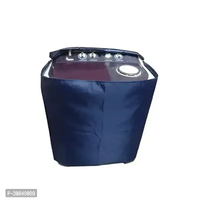 Stylish PVC Solid Washing Machine Cover-thumb0