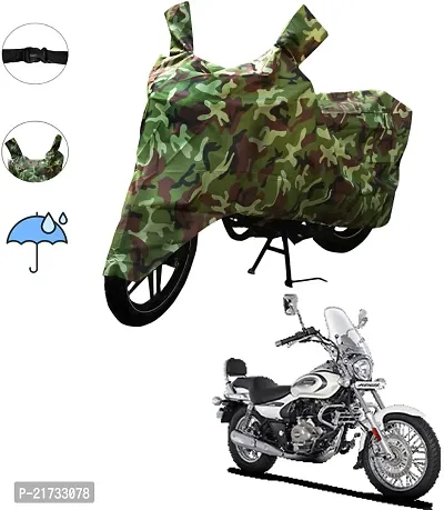 Bajaj Avenger Cruise 220 BS6 Bike Body Cover Waterproof Uv Protection Two Wheeler Cover (green)-thumb0