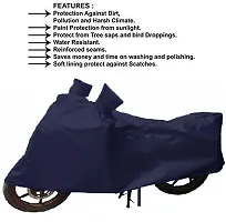 Jupiter Bike Body Cover Waterproof Uv Protection Two Wheeler Cover Blue-thumb1