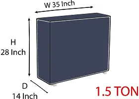 1.5 ton Split AC Cover Sets for Indoor Outdoor Unit, Waterproof, Dustproof  Weatherproof-thumb2