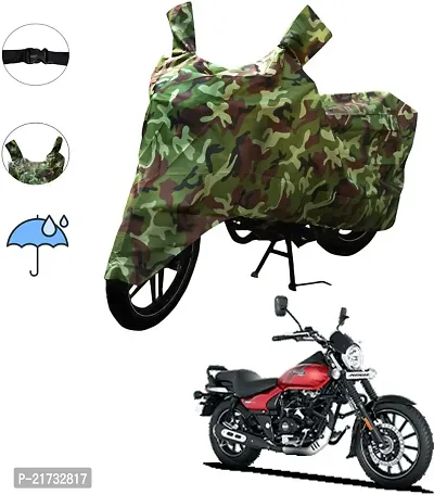 Bajaj Avenger 150 Street Bike Body Cover Waterproof Uv Protection Two Wheeler Cover (green)
