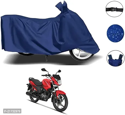 Glamour i3s BS6 Bike Body Cover Waterproof Uv Protection (Blue)-thumb0