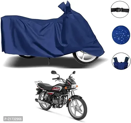 Splendor+ Bike Body Cover Waterproof Uv Protection (Blue)-thumb0