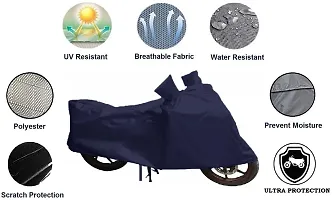 Jupiter Bike Body Cover Waterproof Uv Protection Two Wheeler Cover Blue-thumb2