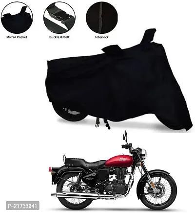 100% Waterproof Royal Enfield Bullet Continental GT 650 Cover(Black)