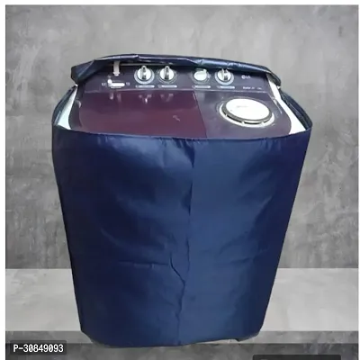 Stylish PVC Solid Washing Machine Cover