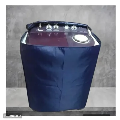 Stylish PVC Solid Washing Machine Cover-thumb0