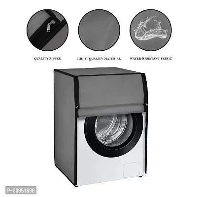 Stylish Polyester Solid Washing Machine Cover-thumb0