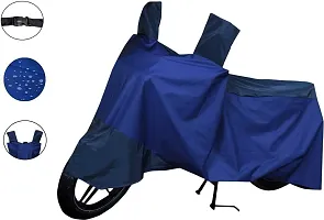 TVS Apache Body Cover 100% Waterproof Uv Protection Two Wheeler Cover (Blue)-thumb4