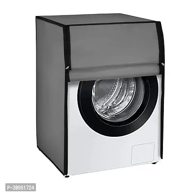 Stylish Polyester Solid Washing Machine Cover-thumb0