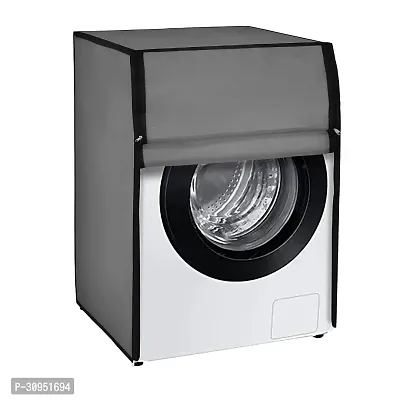 Stylish Polyester Solid Washing Machine Cover-thumb0