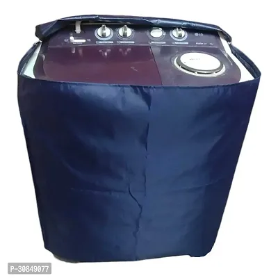 Stylish PVC Solid Washing Machine Cover-thumb0