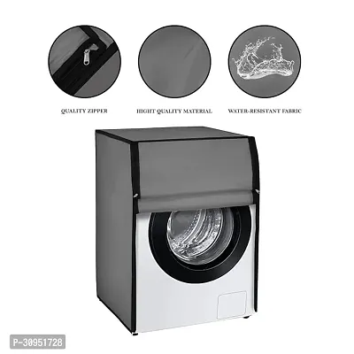 Stylish Polyester Solid Washing Machine Cover-thumb0