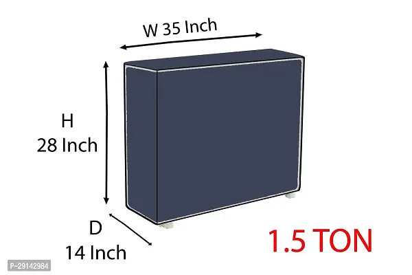 1.5 Ton Split AC cover Unit - Blue-thumb3