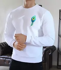 Fancy Polyester Solid Round Neck T shirt for Men-thumb1