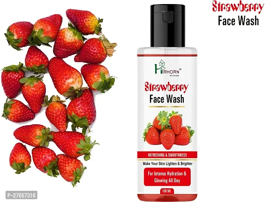 Strawberry To Get Nourish  Moisturizes   Hydrate Skin Face Wash