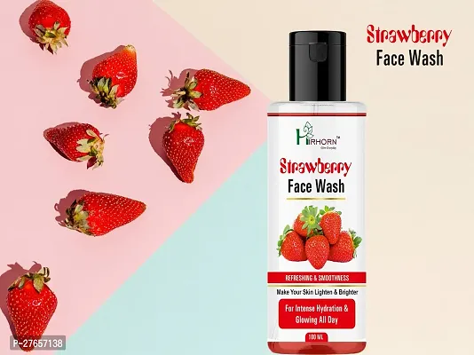 Fresh Strawberry Exfoliating Morning Fairness   Glow  Face Wash-thumb0