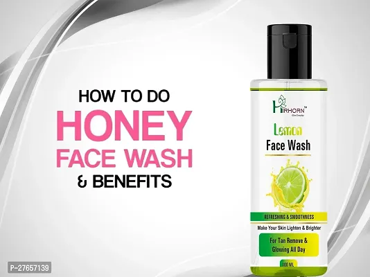 Lemon Facewash For Skin Brightening   Lightening   Pimple Removing