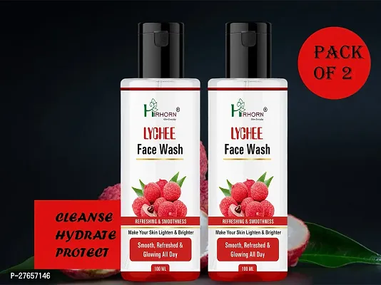 lychee Natural Face Wash Turmeric   Saffron  Tan removal  Skin brightning