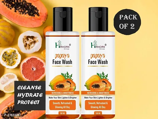 Glow papaya Crush  Gentle Facewash Daily Cleanser Face Wash-thumb0