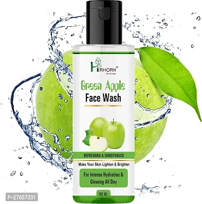 green apple Skin Brightening Cream Facewash For Instant Glow Face Wash