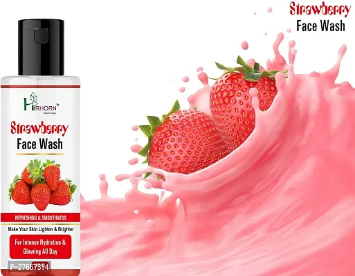 Glow Strawberry Creme Facewash Gentle Cleanser Face Wash