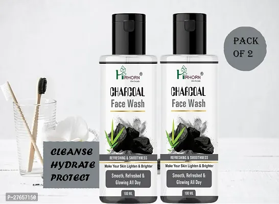 Activated charcoal foaming face wash for Men   Women