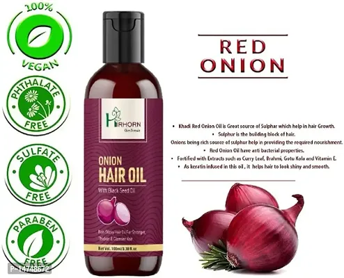 Onion Hair Oil For Hair Growth Hair Fall and Dandruff Control-thumb0