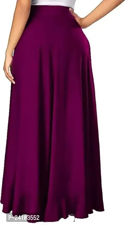 Stylish Fancy Designer Crepe Palazzo Pant Skirts For Women Pack Of 1-thumb2